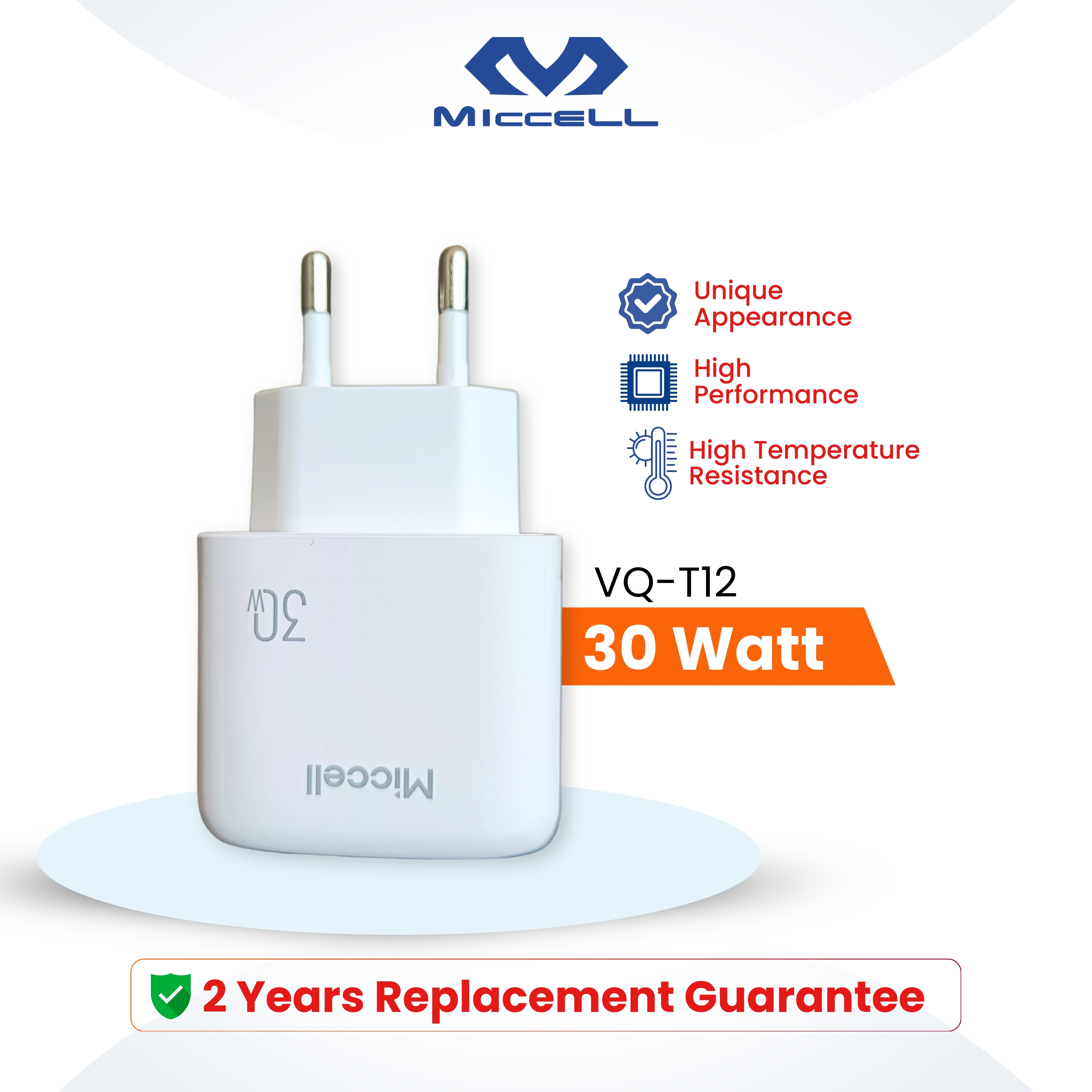 𝟏𝟎𝟎% 𝐎𝐫𝐢𝐠𝐢𝐧𝐚𝐥 𝐌𝐢𝐜𝐜𝐞𝐥𝐥 𝐕𝐐-𝐓𝟏𝟐 𝟑𝟎𝐖 𝐅𝐚𝐬𝐭 𝐂𝐡𝐚𝐫𝐠𝐞𝐫 (𝐢𝐏𝐡𝐨𝐧𝐞 / 𝐓𝐲𝐩𝐞-𝐂) 0