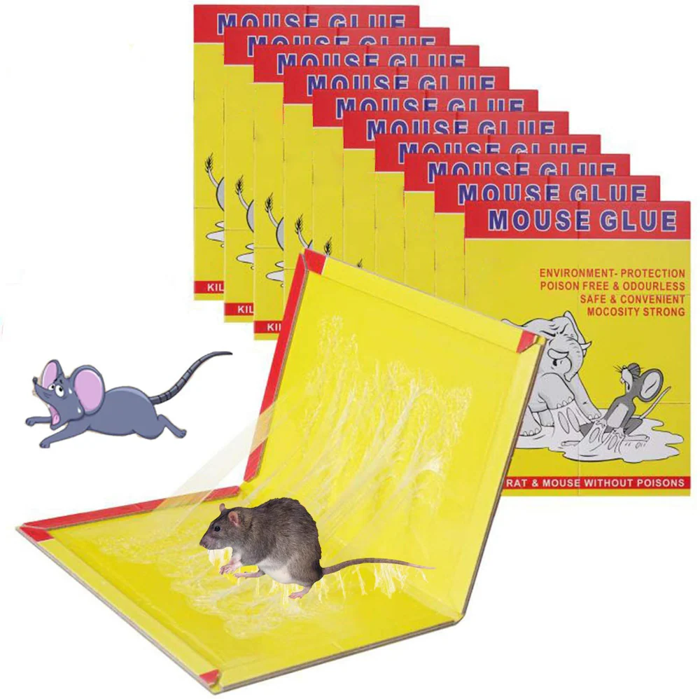 5 Pcs Mouse Catching Board Sticky Glue Board For Rat 0
