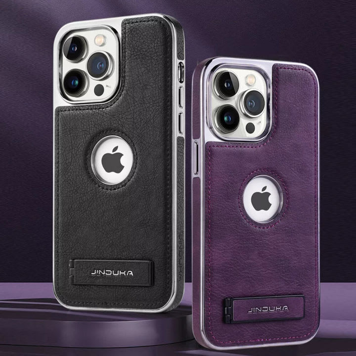 iPhone 16 Pro Max Jinduka Premium PU Leather MagSafe Hard Case and Cover 3